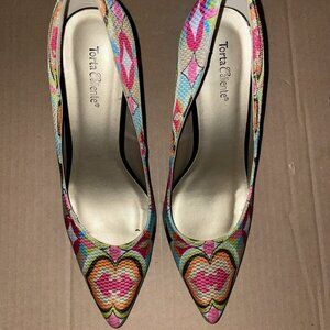 TORTA CALIENTE FOXY Colorful Pointed Heels